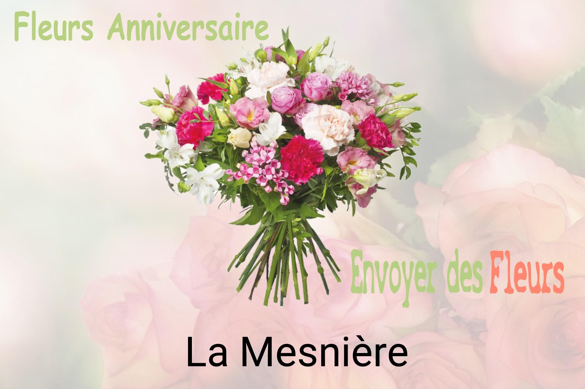 Bouquet de fleurs d’anniversaire livré à La Mesnière