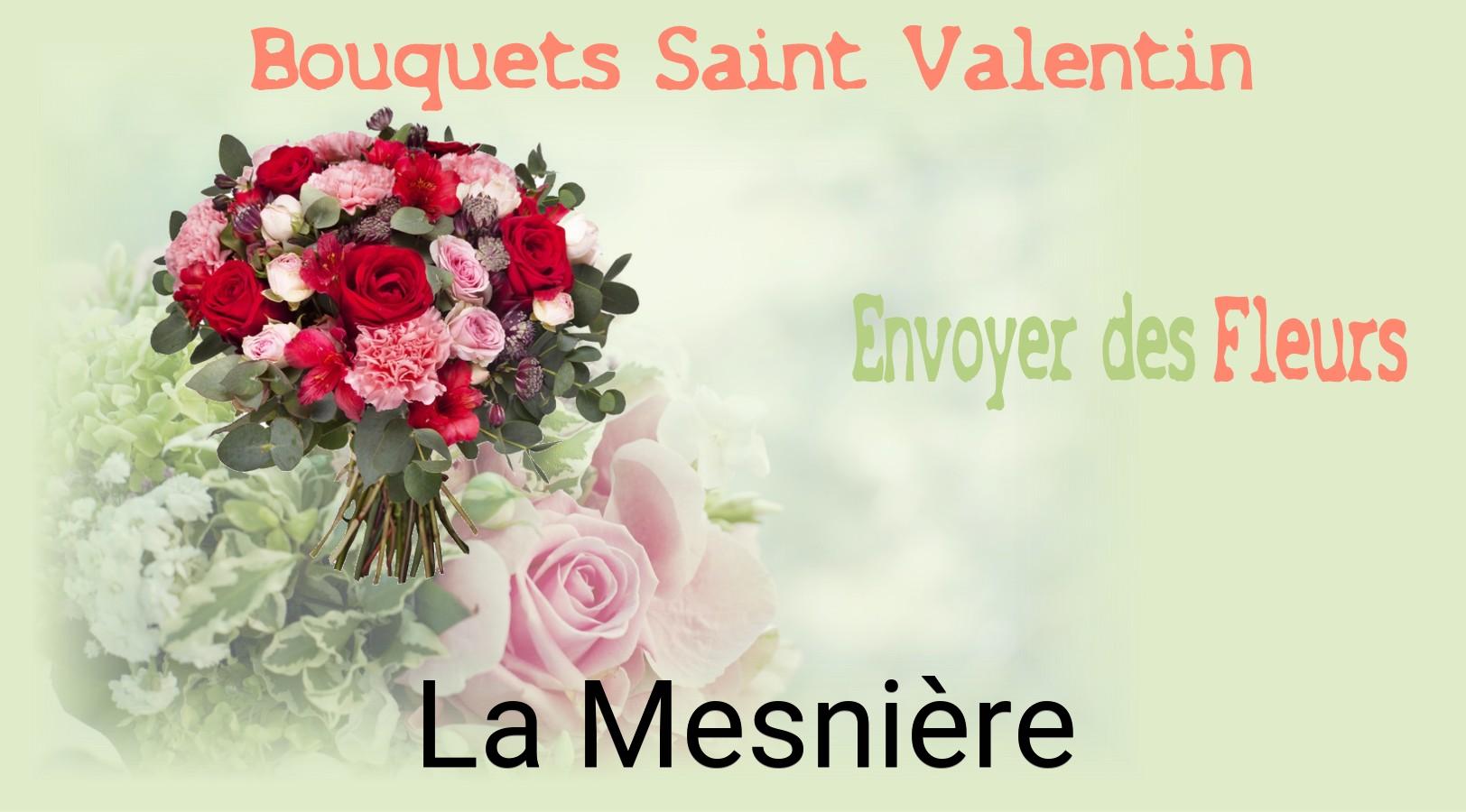 Roses de Saint-Valentin livrées à La Mesnière